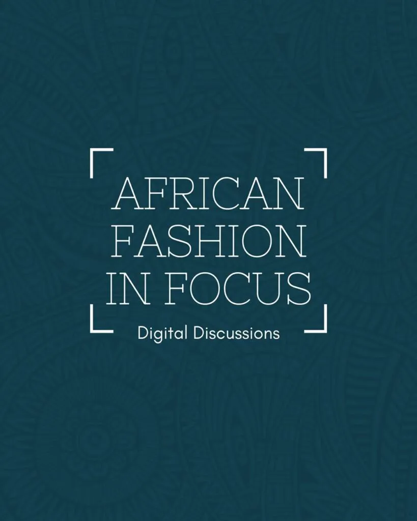 African Fashion in Focus digital discussions artwork