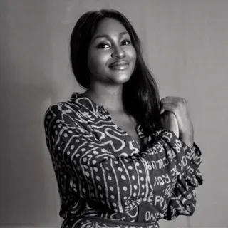 Portrait of designer Omafume Niemogha.